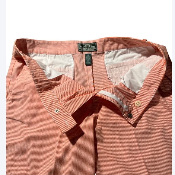 Long Shorts Ralph Lauren Active Orange Stripes - Picture 3 of 7